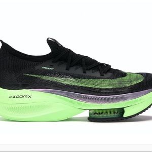 Nike Air Zoom AlphaFly in Black Electric Green 10 Mens
